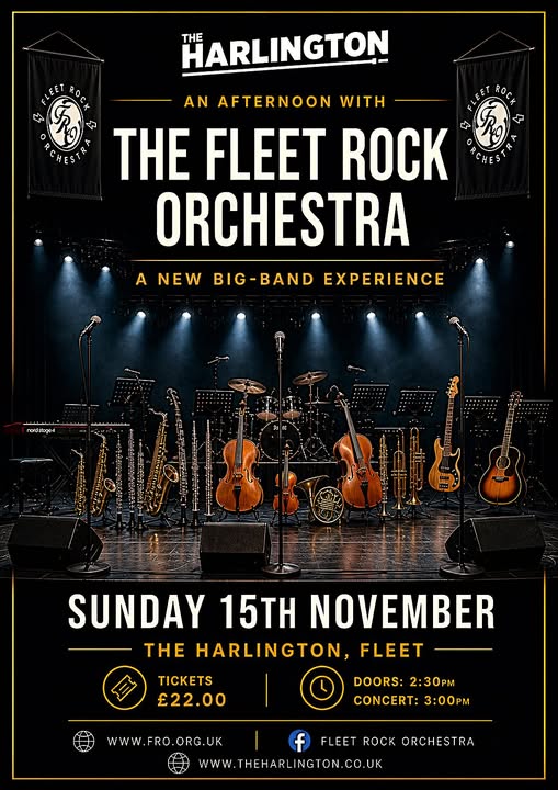Harlington-15thNov26 Fleet Rock Orchestra - The Harlington